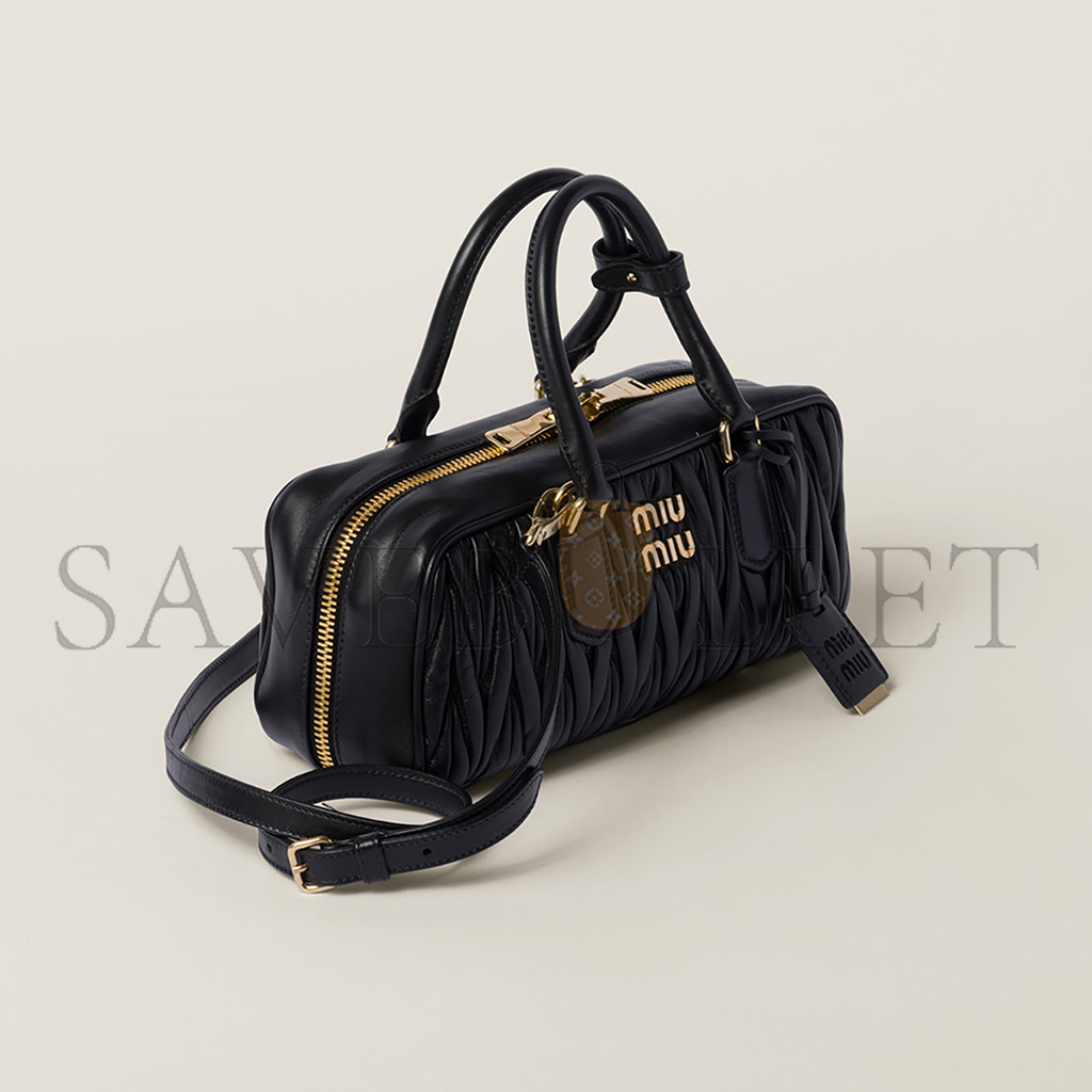 MIU MIU ARCADIE MATELASSÉ NAPPA LEATHER BAG 5BB148 (27*12*9cm)